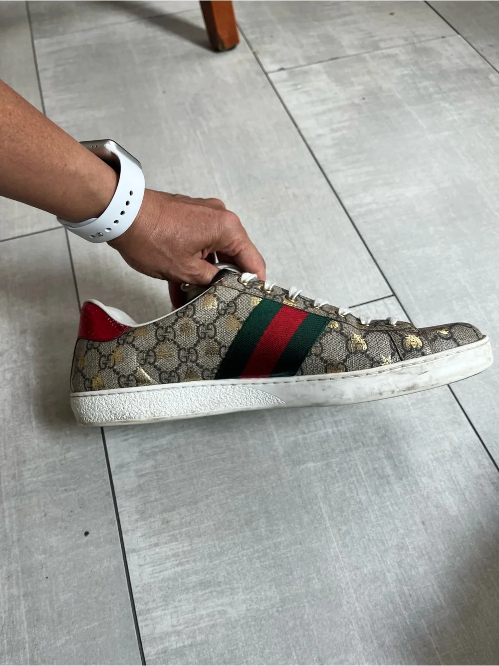 Gucci Ace Supreme Bees Sneakers